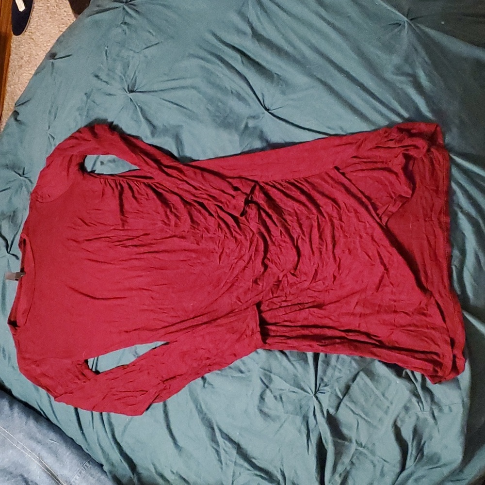 Maternity mini dress